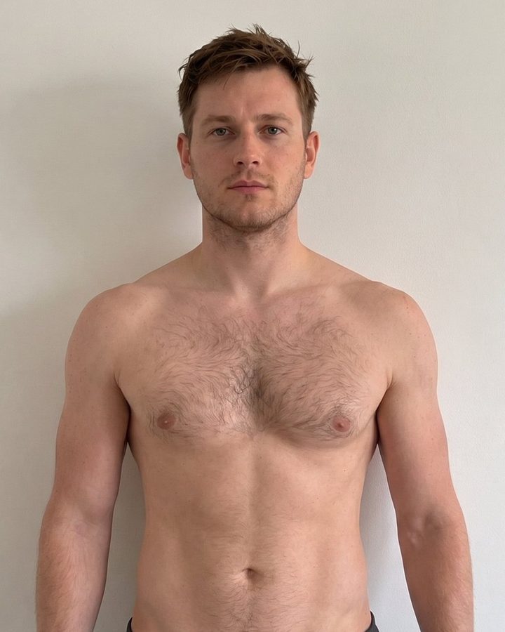 After Phase 1: fat lost, leaner frame